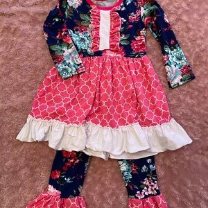 Toddler girls boutique set